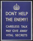 Don't Help the Enemy Poster Series